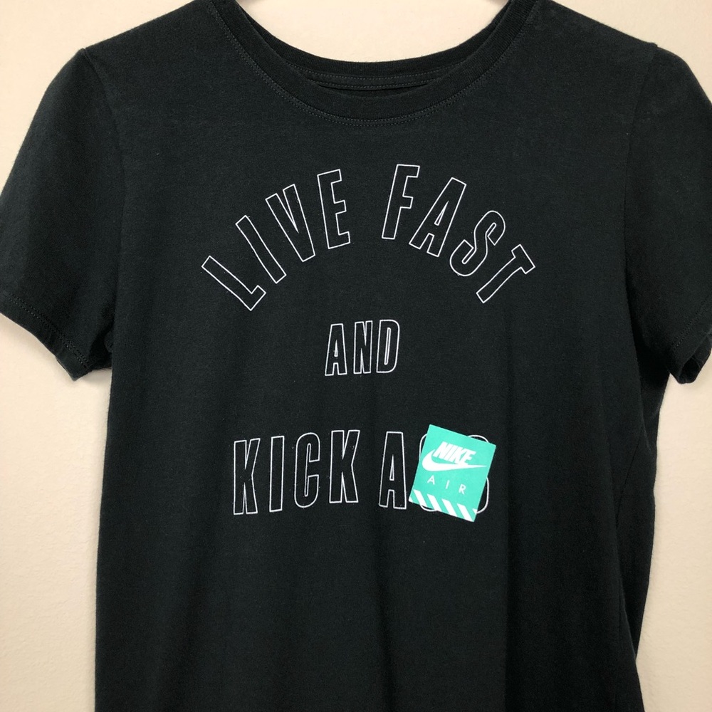 Nike Live Fast Kick Ass Athletic Tee Medium